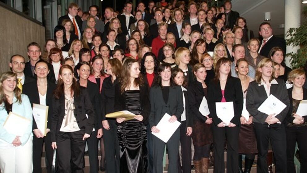 Staatsexamensfeier fr Absolventinnen und Absolventen des Lehramtstudiums am 8.12.2006 im Auditorium maximum