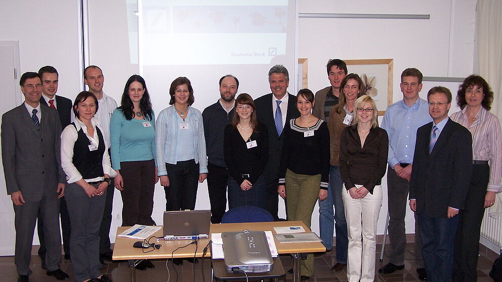 Foto: Teilnehmer und Veranstalter der "business update 2007".