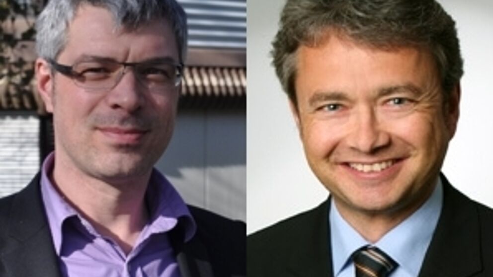 Foto: Prof. Dr. Heiko Meier und Prof. Dr. Bernd Frick (v. l.)