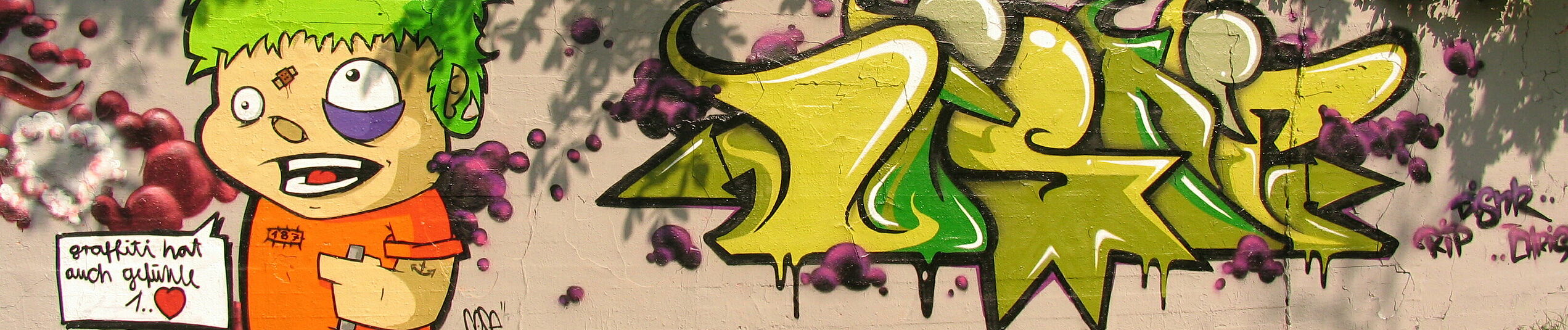 Graffiti "graffiti hat auch gefhle"